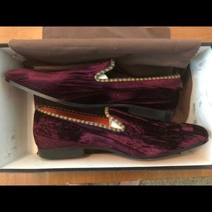 Stubbs and Wootton velvet shoes